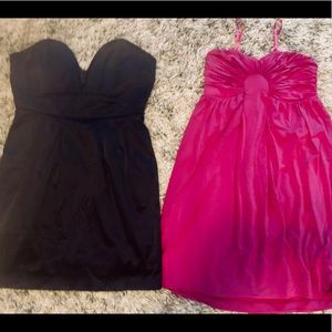 Women’s medium dress lot strapless m mini
